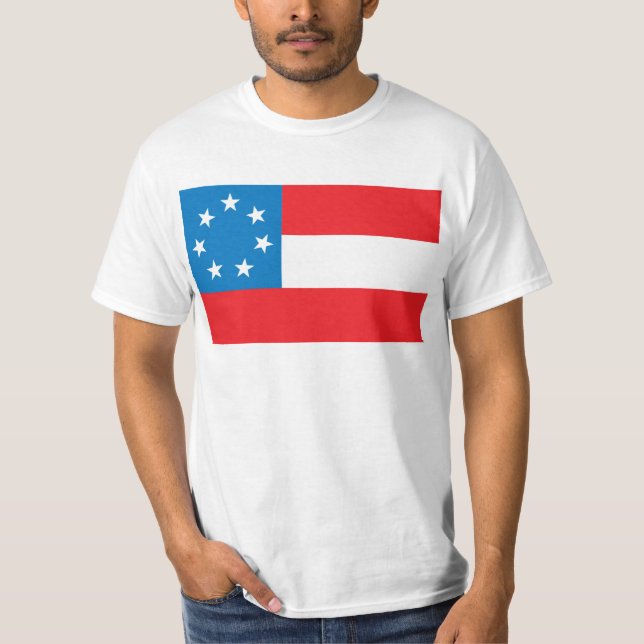 Stars and Bars Flag T-shirt (Front)
