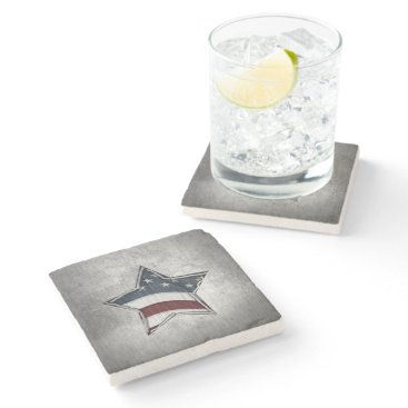 Stars and Bars Stone Coaster Stars and Bars Stone Coaster