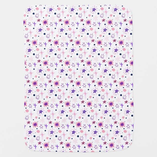 Stars and constellations baby blanket (Front)