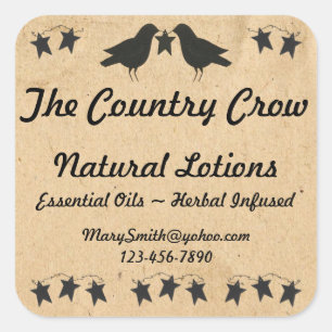 Stars And Crows Custom Sticker