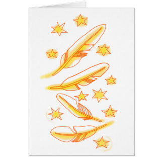 Stars and Feathers Cards