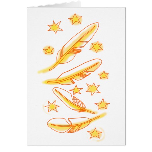Stars and Feathers Cards (Front)