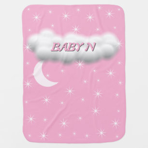 STARS AND MOON Baby Blanket