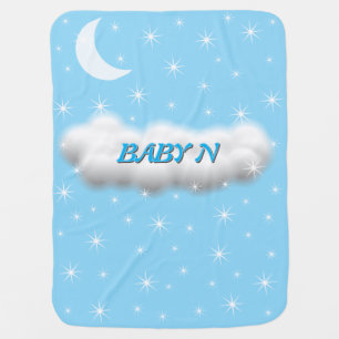 STARS AND MOON Baby Blanket