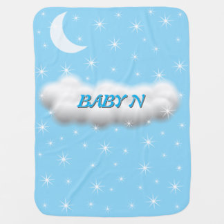 STARS AND MOON Baby Blanket