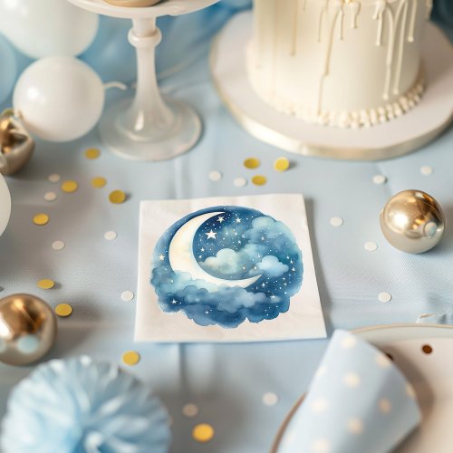 Stars and moon dreamy napkin