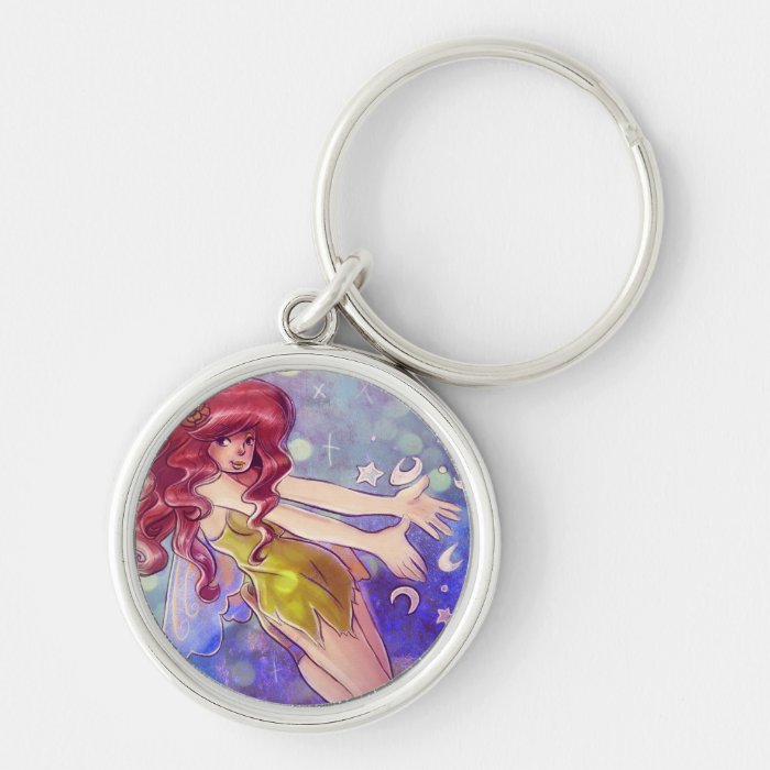 Stars and Moon Fairy Keychain