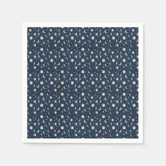 Stars and Moon Pattern Napkins