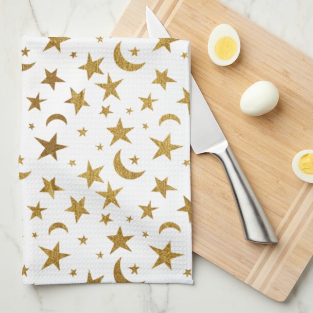 Stars and Moons Towel (Quarter Fold)