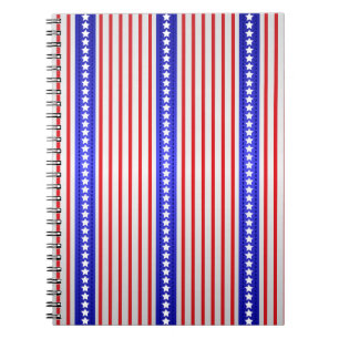 Stars and Pinstripes Notebook