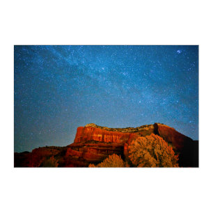 Stars and Red Rock Acrylic Print