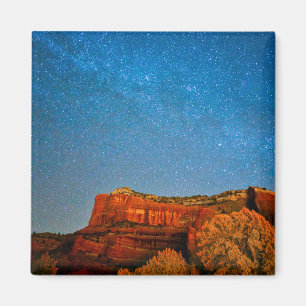 Stars and Red Rock Magnet