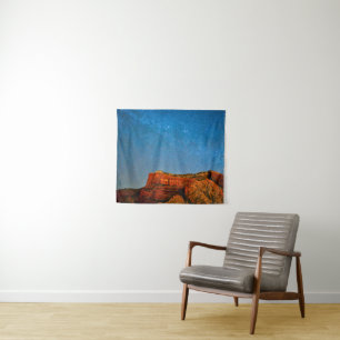 Stars and Red Rock Tapestry