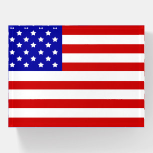 Stars and Red White Stripes American Flag Paperwei Paperweight