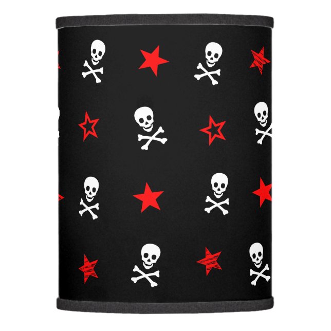 Stars and Skulls Lamp Shade (Front)