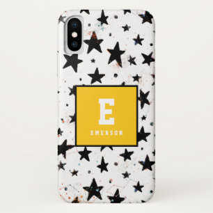 stars and space fun astronomy pattern iPhone x case