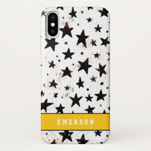 stars and space fun astronomy pattern iPhone x case