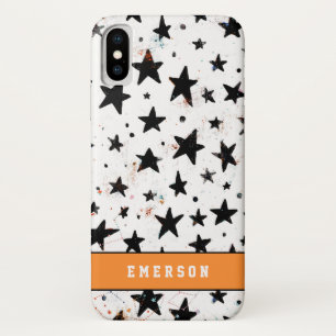 stars and space fun astronomy pattern iPhone x case