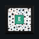 stars and space fun astronomy pattern gift box<br><div class="desc">This fun bold space design is a great way to brighten up your day. Featuring constellation pattern,  stars and galaxy,  its available on a range of products.</div>
