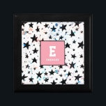 stars and space fun astronomy pattern gift box<br><div class="desc">This fun bold space design is a great way to brighten up your day. Featuring constellation pattern,  stars and galaxy,  its available on a range of products.</div>