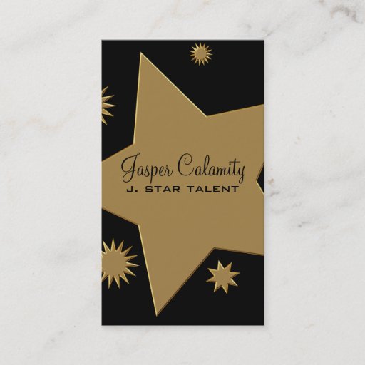 Customizable Stars and Stars Business Card