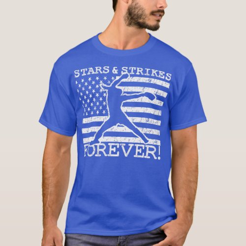 Stars and Strikes Forever Fastpitch Softball Pitch T_Shirt
