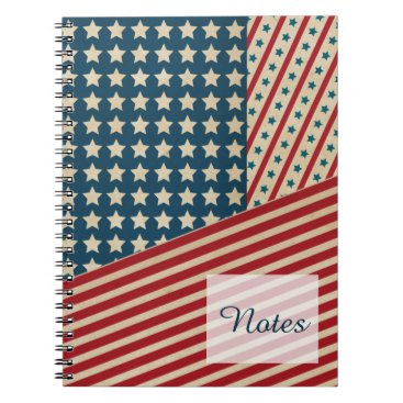 Stars and Striped Triangle Notebook Stars and Striped Triangle Notebook