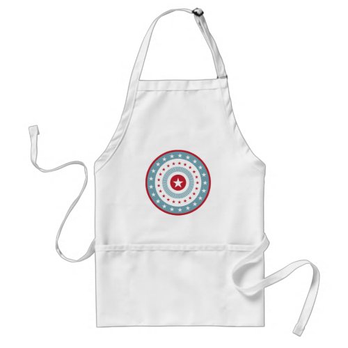 Stars and Stripes 4th of July Apron