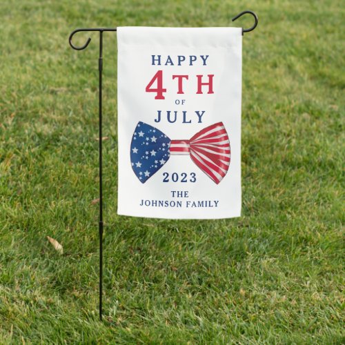 Stars And Stripes 4th Of July Classic  Garden Flag