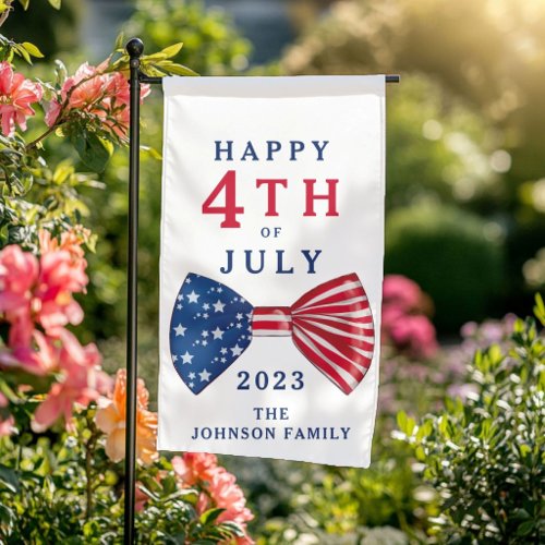 Stars And Stripes 4th Of July Classic  Garden Flag