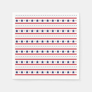 Stars and Stripes 4th of July  Napkins