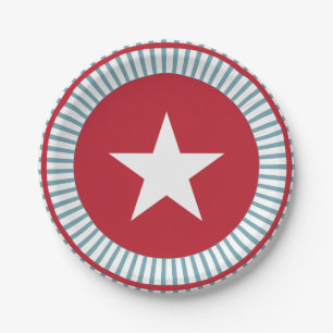 Stars and Stripes 4th of July PartyPaper Plate