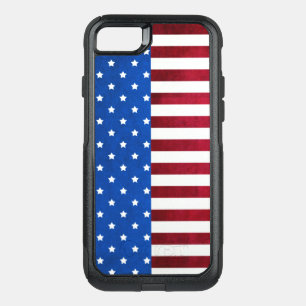 Stars and Stripes-American Flag by Shirley Taylor OtterBox Commuter iPhone SE/8/7 Case
