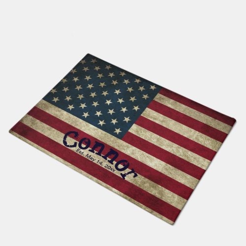 Stars and Stripes American Flag  Doormat