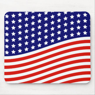 Stars and Stripes American Flag July 4th Mouse Pad