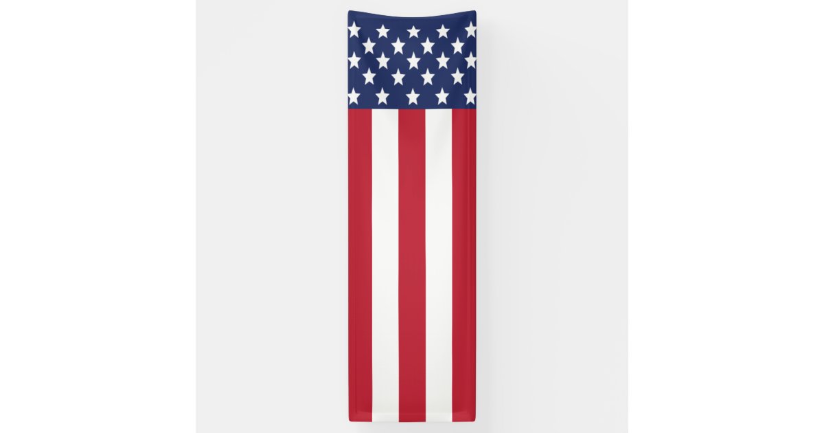 Vertical Stars and Stripes Flag