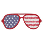 Stars And Stripes American Usa Flag Aviator Sunglasses at Zazzle