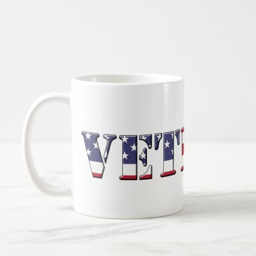 Stars and Stripes American Veteran Coffee Mug