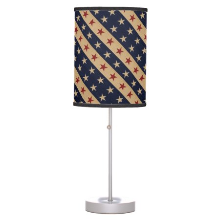 Stars And Stripes Americana Table Lamp