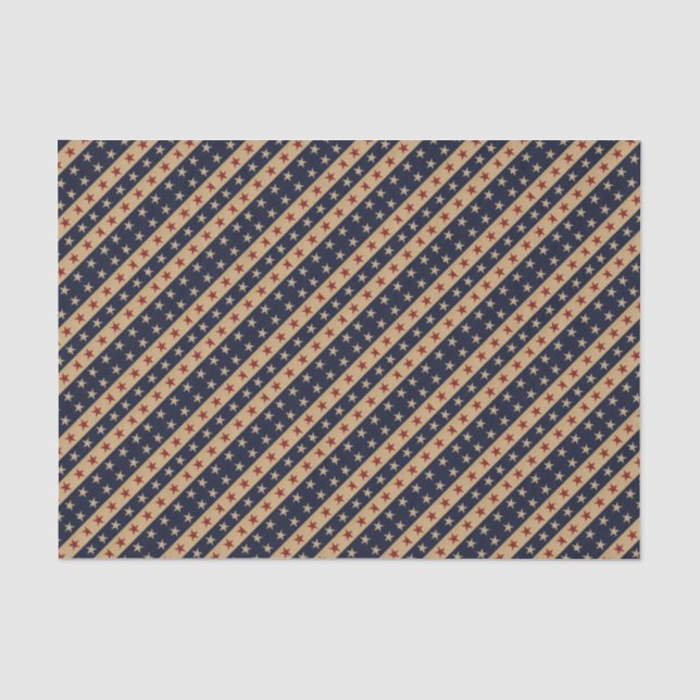 Stars and Stripes Americana Tissue Paper (Front)
