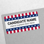 Stars and stripes any political campaign candidate label