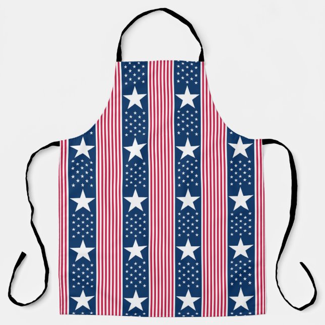 Stars And Stripes  Apron (Front)
