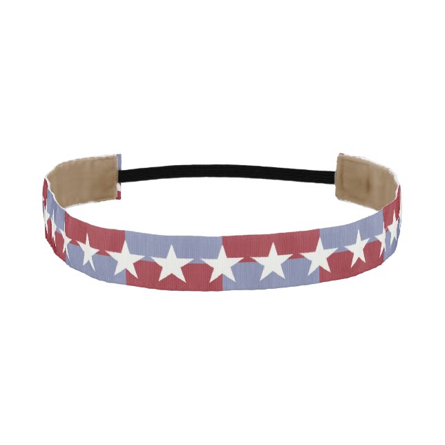 Stars and Stripes Athletic Headband (Front)
