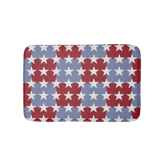 Stars and Stripes Bathroom Mat (Front)