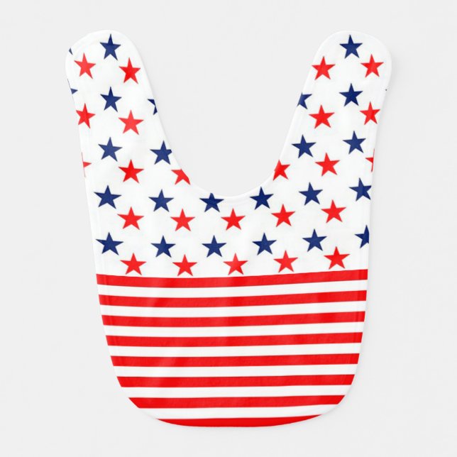 Stars and Stripes Bib (Front)