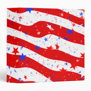 Stars and Stripes Binder