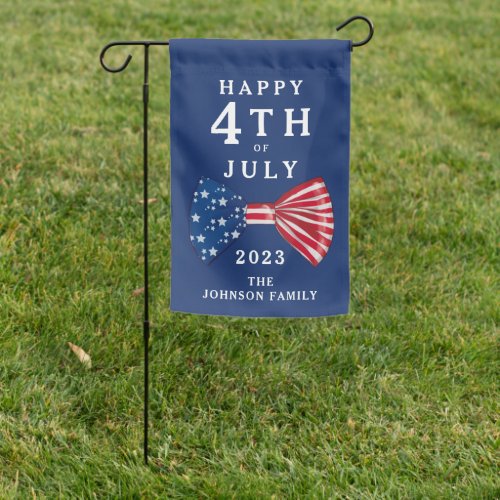 Stars And Stripes Blue 4th Of July Garden Flag