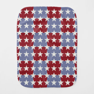 Stars and Stripes Burp Cloth