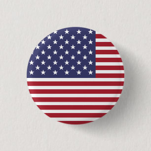 Stars and Stripes Button
