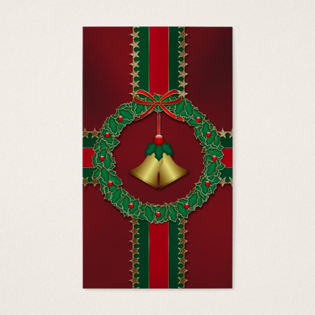 Stars and Stripes Christmas Bookmarks (Front)